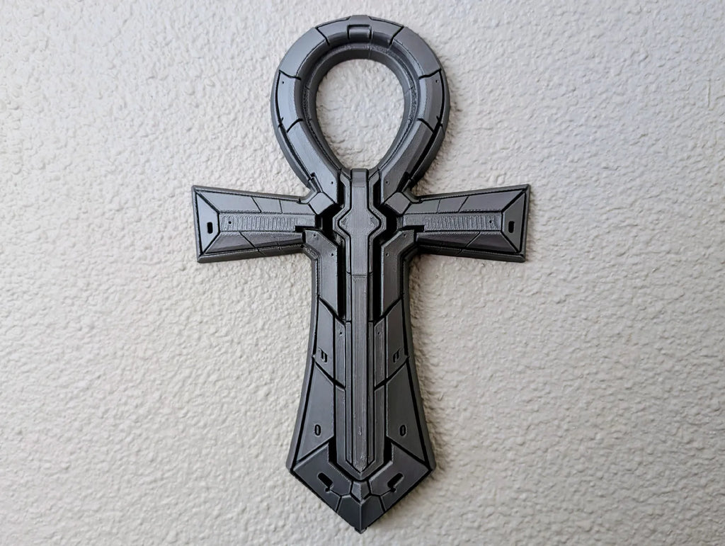 Axiom Ankh — Futuristic Wall Sculpture